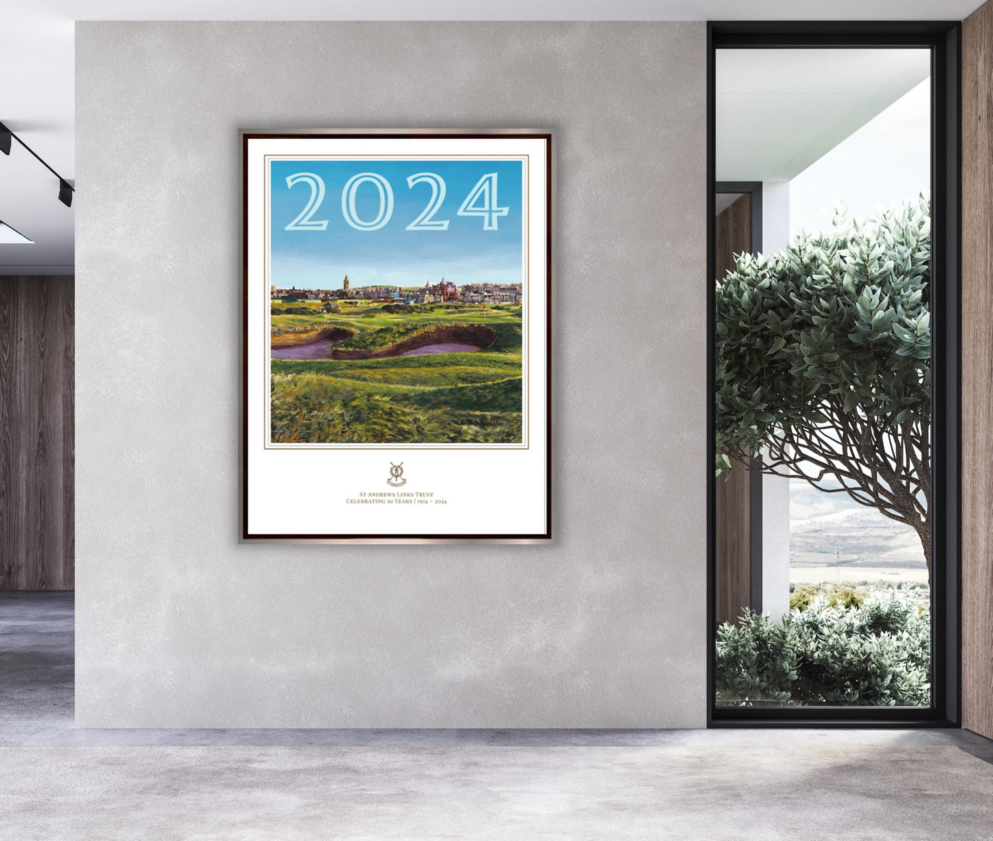 "Home|50" - LIMITED-EDITION FINE ART POSTER - Official Commemorative Painting Celebrating the 50th Anniversary of the of the St Andrews Links Trust