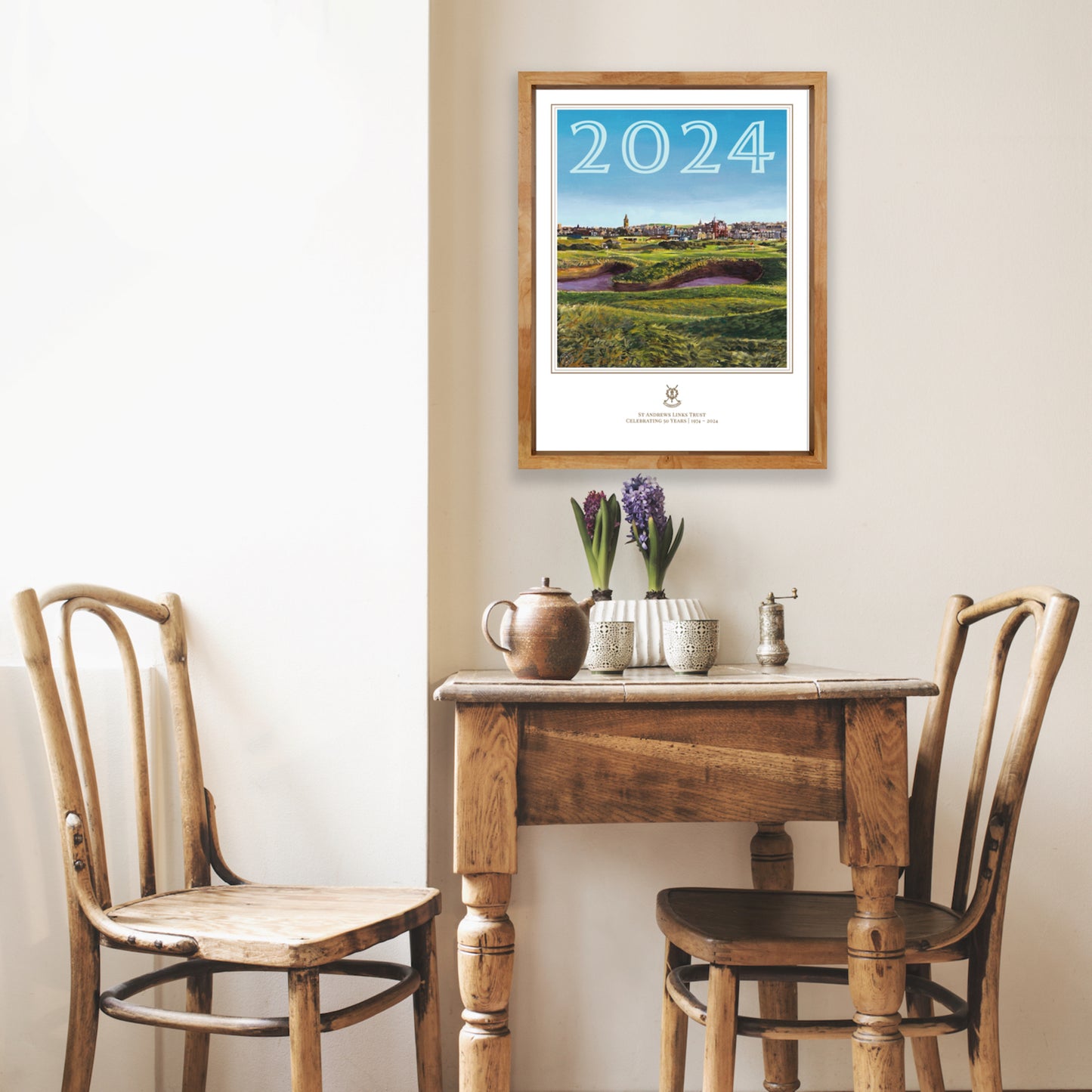 "Home|50" - LIMITED-EDITION FINE ART POSTER - Official Commemorative Painting Celebrating the 50th Anniversary of the of the St Andrews Links Trust
